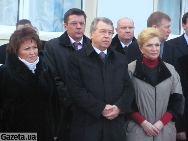 Бахтєєва, Одарич, Тулуб і Богатирьова - уважні слухачі промови Президента (фото - "Газета по-українськи")