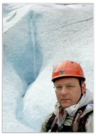 Мер Черкас на льодовику в Норвегії, 2008 (фото з Facebook Сергія Одарича)