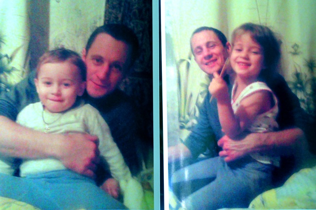 Сергій Ярошенко з дітьми. Під час дводенної відпустки незадовго до загибелі