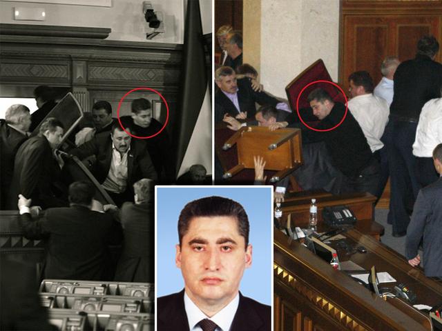 Очевидно, начальник охорони Фірташа є ціннішим для «регіоналів», ніж парламентський боєць (на фото) Петро Цюрко
