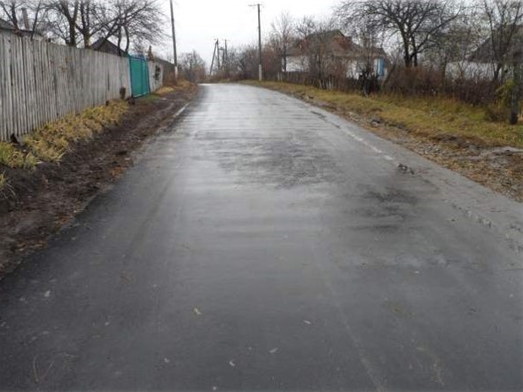 Відремонтована дорога у селі Ярошівка