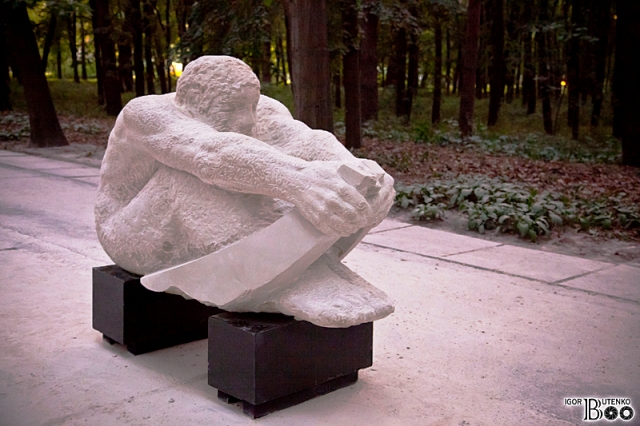 Скульптура киянина Олександра Кутового під назвою "Веслувальник" посіла ІІІ місце на цьогорічному фестивалі "Живий камінь"
