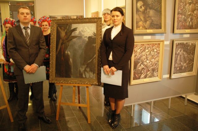 Помічники нардепа Іванющенка передали музею картину Репіна "Прометей". У пресі називається її приблизна вартість у 50 тисяч євро