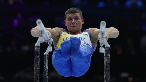 Ілля Ковтун втретє поспіль здобув медаль Євро зі спортивної гімнастики у вправах на паралельних брусах. Getty Images/Ulrik Pedersen