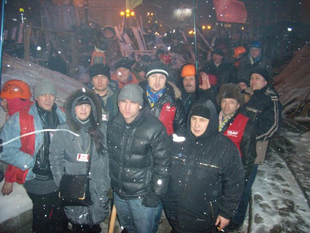 Представники  «Удару» Черкащини виходять на охорону Київського майдану