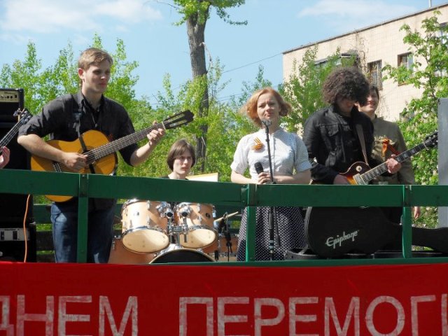 Виступ 9 травня з репертуаром військових пісень запам'ятався солістці гурту "Романтика" найбільше.