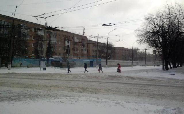 Черкащина у полоні снігу (фото Володимира Мамалиги, Facebook)