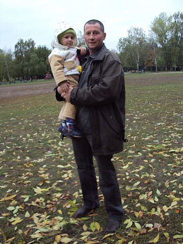 Олександр Ільященко з сином Сашком. Фото надане героєм публікації