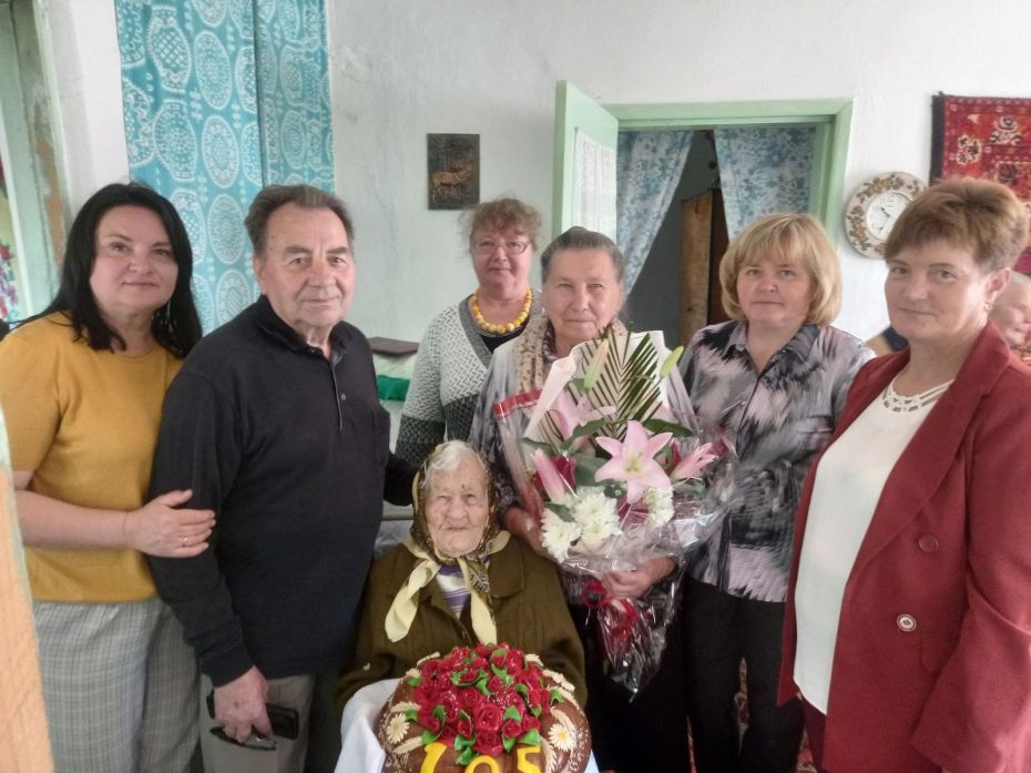 Жителька Христинівської громади відзначила 105-річний ювілей