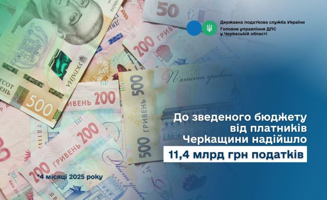 Бюджет 4 місяці 2025