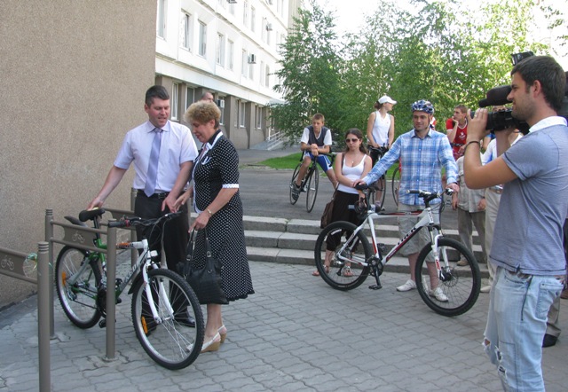 Керуючий справами Микола Кудрявцев опікується у мерії велосипедами і велопарковкою
