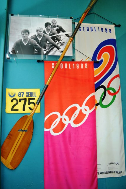 Весло срібного призера Олімпіади в Сеулі