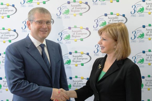 Нардеп Олександр Вілкул та Президент АЄР Ханд Базатлі Нардеп Олександр Вілкул та Президент АЄР Ханд Базатлі