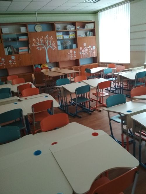 Школа №19 має гарні класи для першачків...