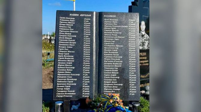 У Золотоноші встановили "Книгу памʼяті". Фейсбук Золотоніської РВА
