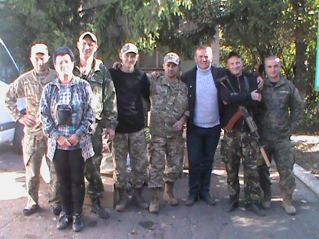 Волонтери  Шполянщини з військовими