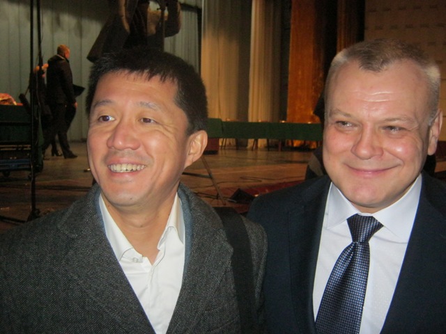 Хао Джо (зліва) – бізнесмен з Китаю і друг Олексія Цибка