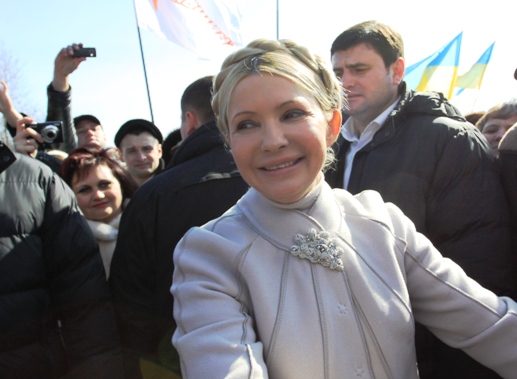 Переслідувана Юлія Тимошенко востаннє відвідала Черкащину в березні минулого року (фото Ігоря Єфімова)