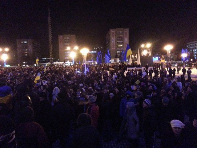 23 січня 2014 року: Черкащани не стояли осторонь політичних подій