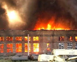 Пожежа на черкаському "Темпі" - одна з наймасштабніших в області за останні роки