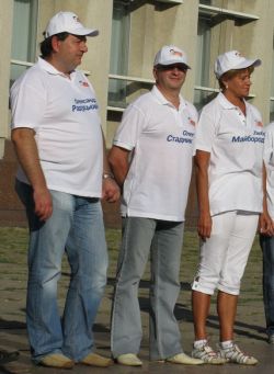 Серед членів команди мера Олександр Радуцький (зліва) - найавторитетніший