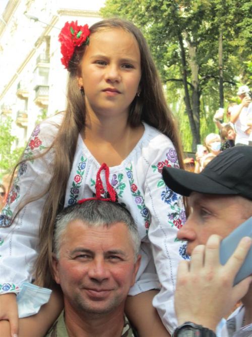 Михайло Мельничук з донькою Аріною