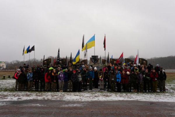 На Черкащині відбувся зимовий похід місцями Холодного Яру. Суспільне Черкаси/Анна Іщенко