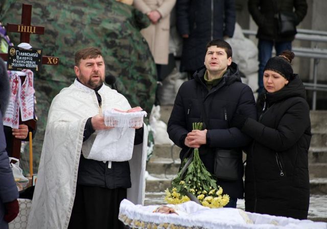 Фото з похорон Героїв, автор Олександр Слєпцовський
